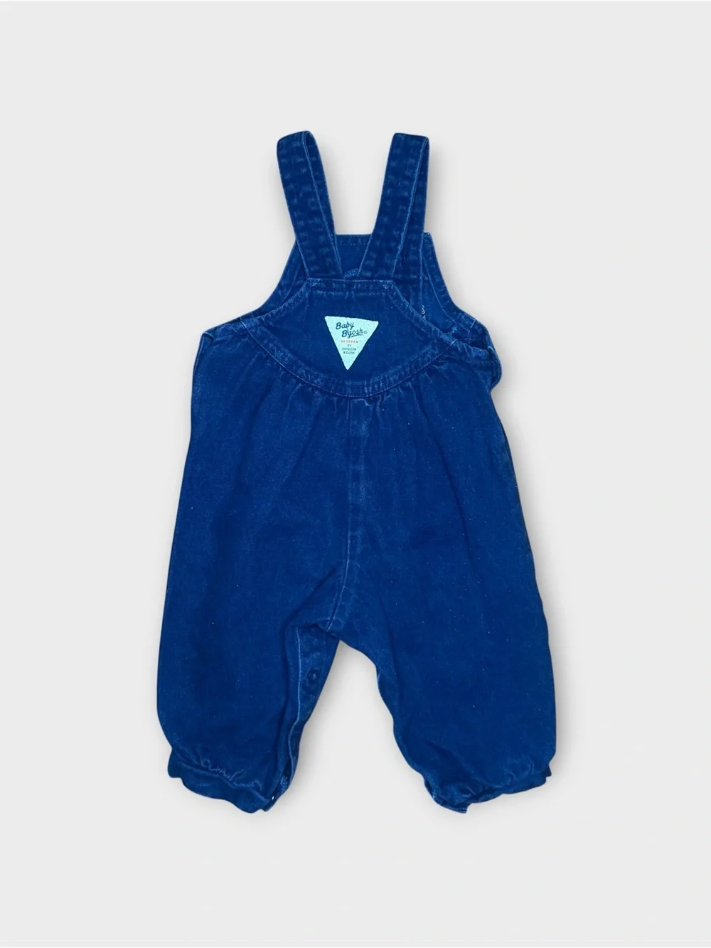 OshKosh B’gosh Fruit Floral Embroidered Dark Washed Denim Overalls